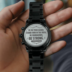 Be on Your Guard (1 Corinthians 1613 NIV) – Men's Watch